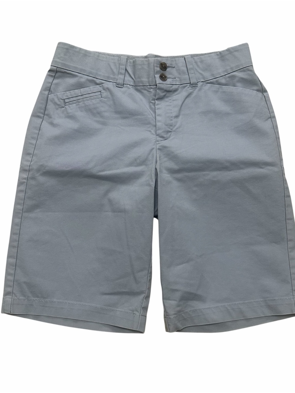 Dockers Women's Blue Flat Front Shorts